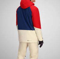 Obermeyer Cirque Jacket in fresno red - men's jacket - alternate view
