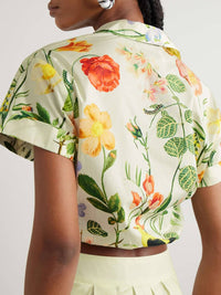 Cara Cara - Asbury Cropped Tie Shirt