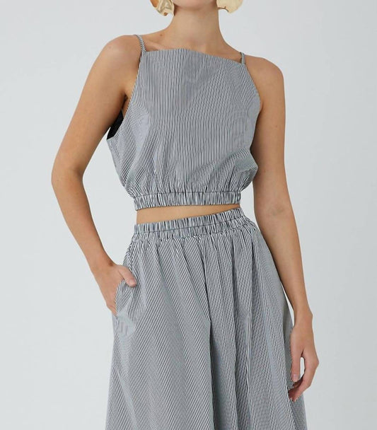 Js71 - Carrie Sleeveless Crop Top