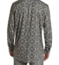 Rock & Roll Denim - Brushed Knit Aztec Button Down Shirt