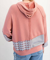 Easel - Houndstooth Mix Hoodie