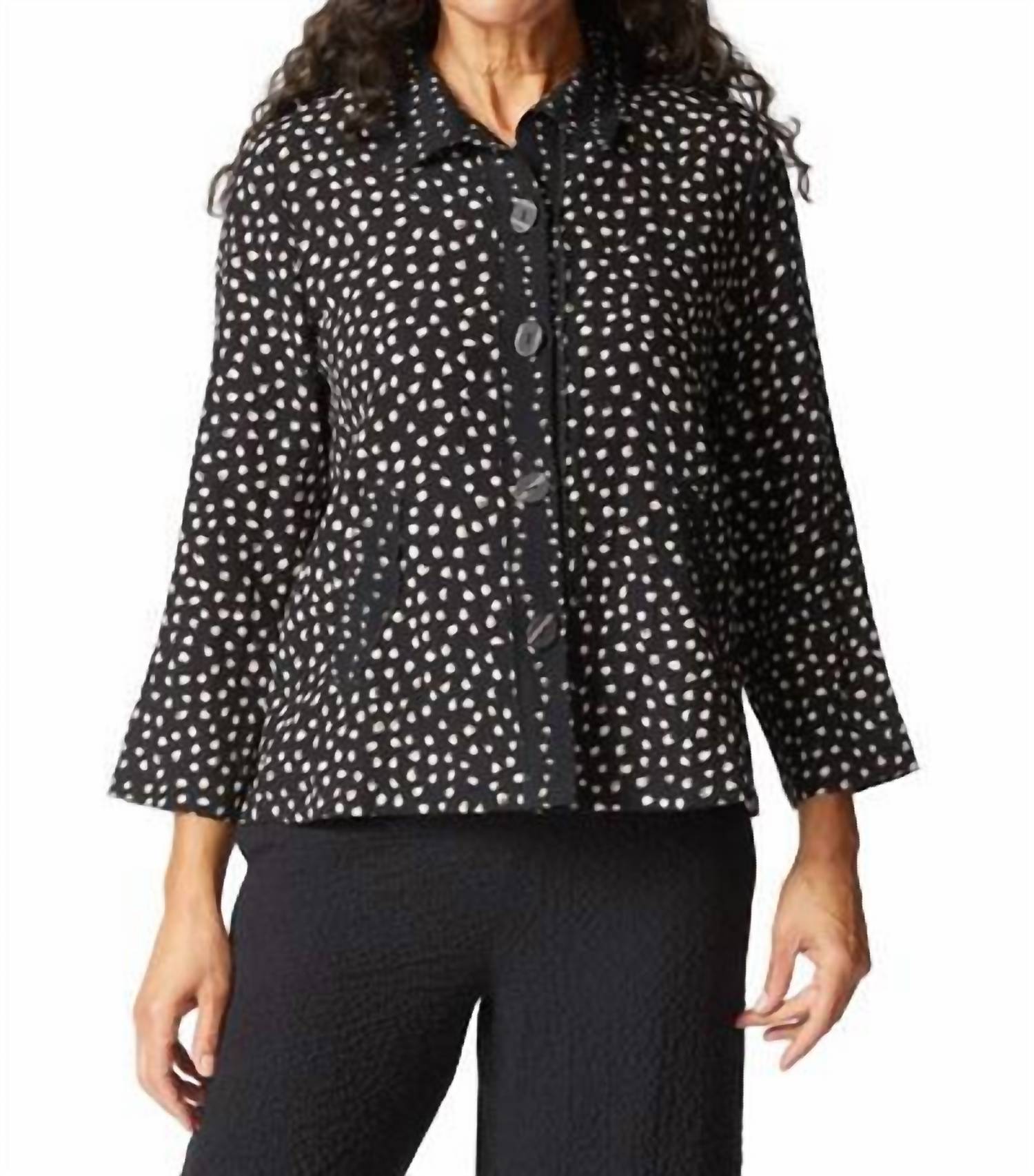 Escape By Habitat - Dot Mix Pleat Back Jacket