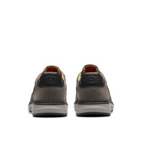 Clarks Men's Un Briley Vibe Oxford Shoes in dark grey nubuck - men's shoe - view 4