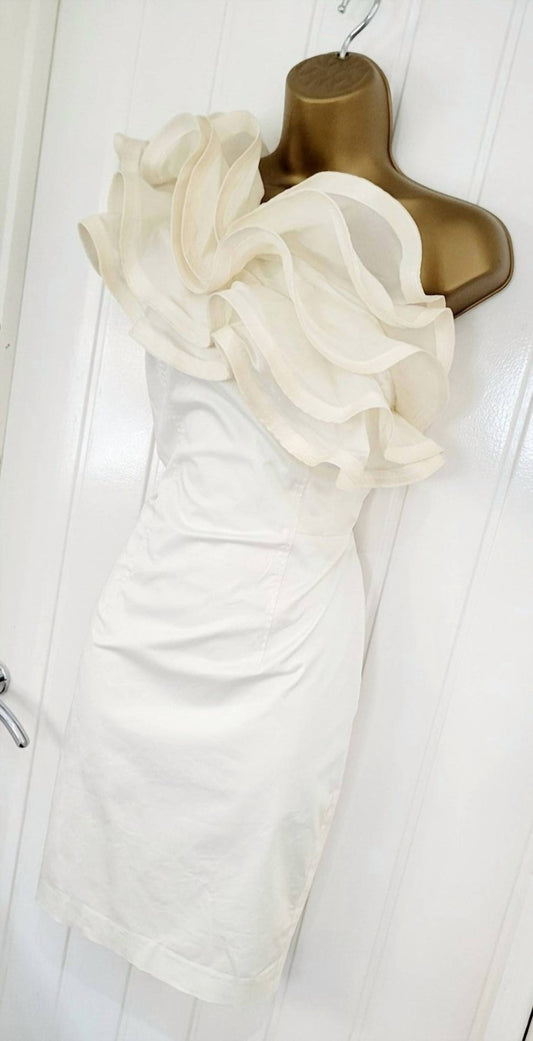 Ted Baker - Women's One Shoulder Ruffle Dress