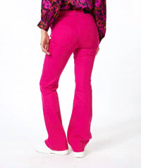 Esqualo - Felizia Colored Flare Denim Trousers