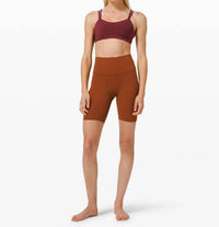 lululemon Like a Cloud Light Support Bra in red merlot - women's intimate