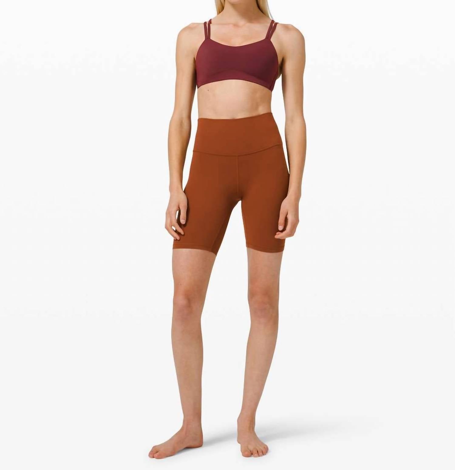 lululemon Like a Cloud Light Support Bra in red merlot - women's intimate