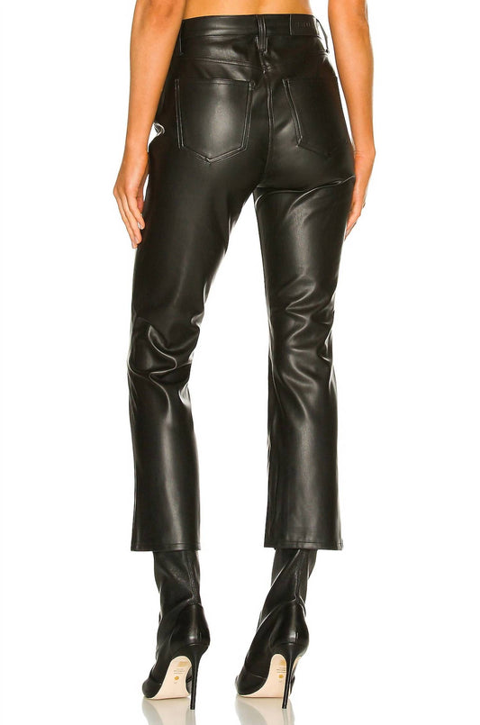 Pistola - Lennon Faux Leather Cropped Bootcut Pants