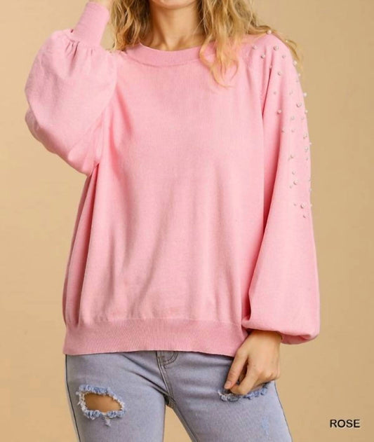 Round Neck Pullover Sweater