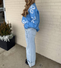 Flying Monkey - Amira Wide Leg Cuffed Jeans