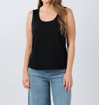 Hinson Wu - Sleeveless Scoopneck Tank Top - Plus