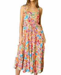 Davi & Dani - Tiered Ruffled Midi Dress
