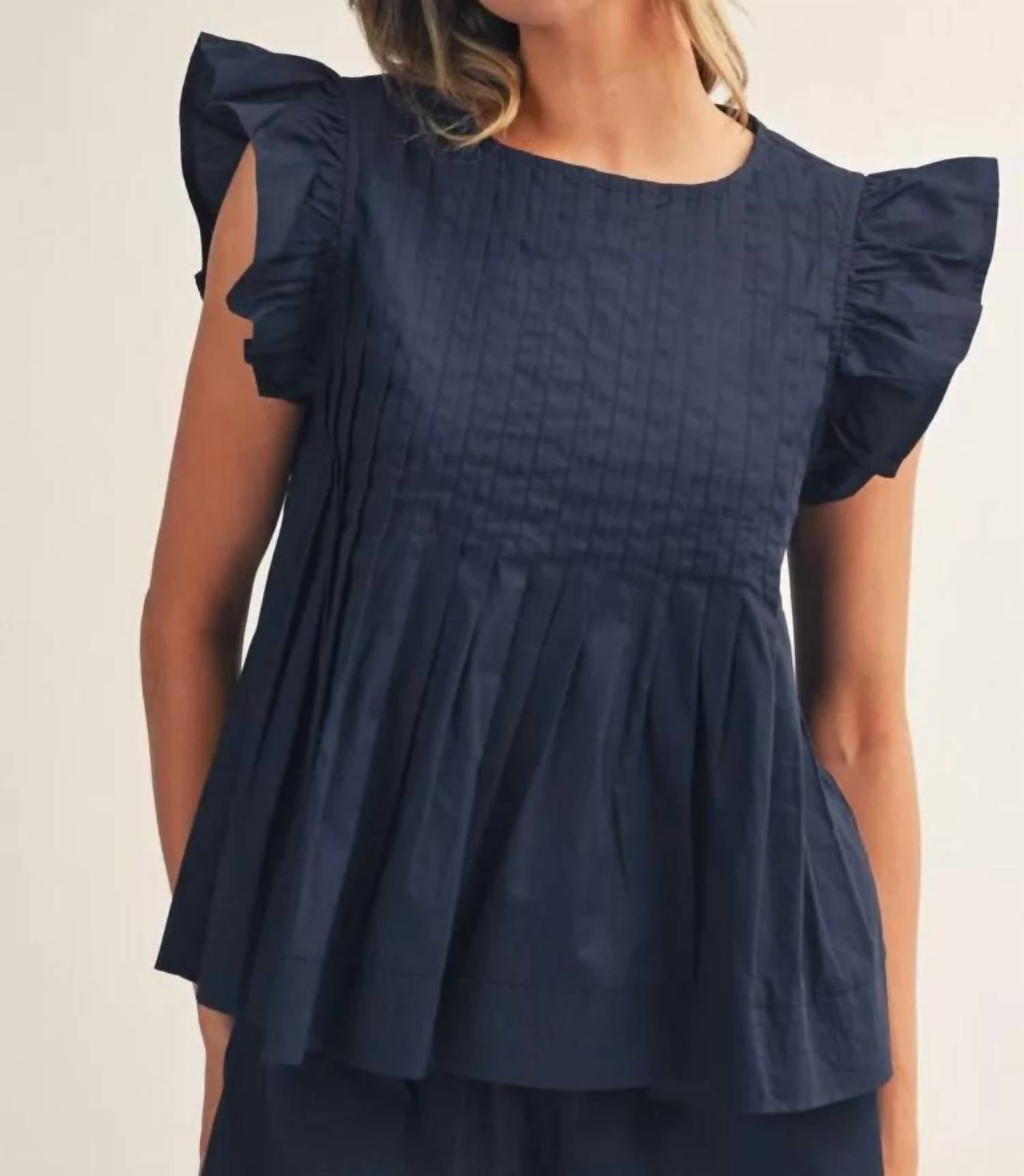 Jodifl - Ruffled Sleeves Top