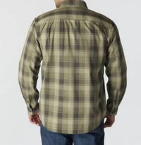 Carhartt - Men's Loose Fit Midweight Chambray Long-sleeve Plaid Shirt