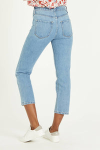 Dear John Denim - Frankie Straight Leg Hi Rise Crop Jean