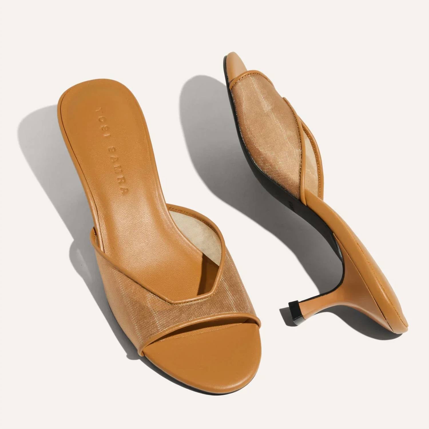 Yosi Samra - Women's Opal Open-toe Kitten Heels
