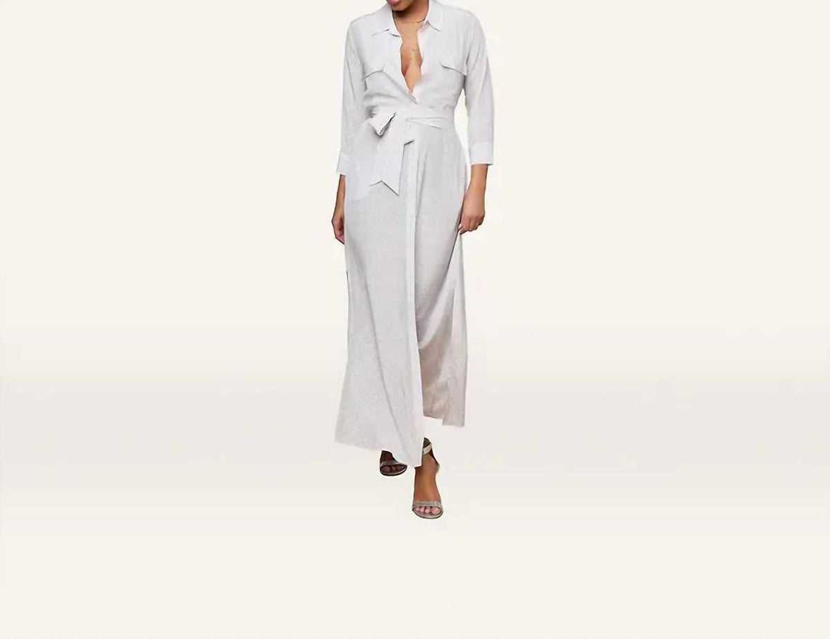 L'Agence - Cameron Silk Shirt Dress
