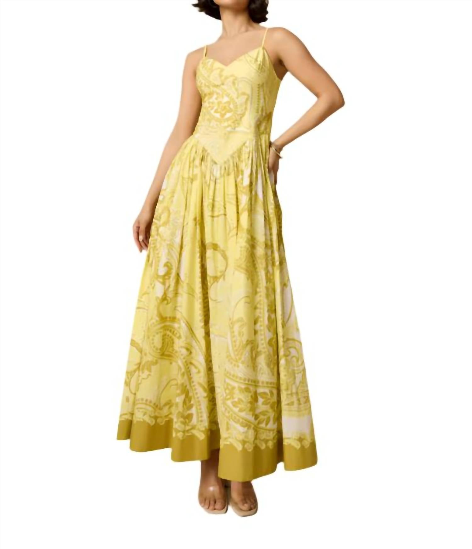 Hemant & Nandita - Fiza Fitted Sweetheart Neckline Maxi Dress