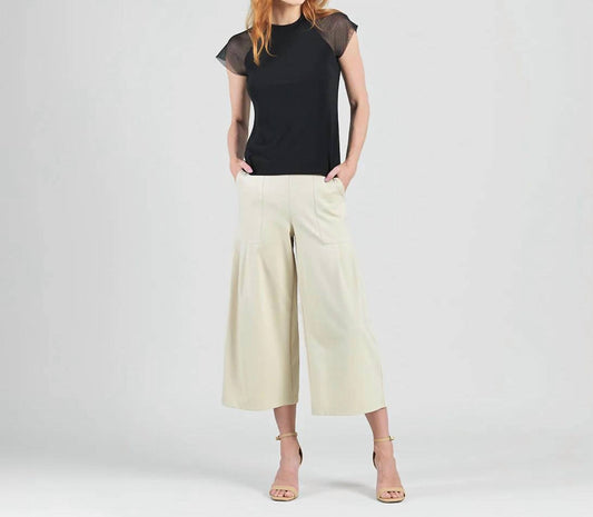 Clara Sunwoo - Pleated Gaucho Pocket Pant
