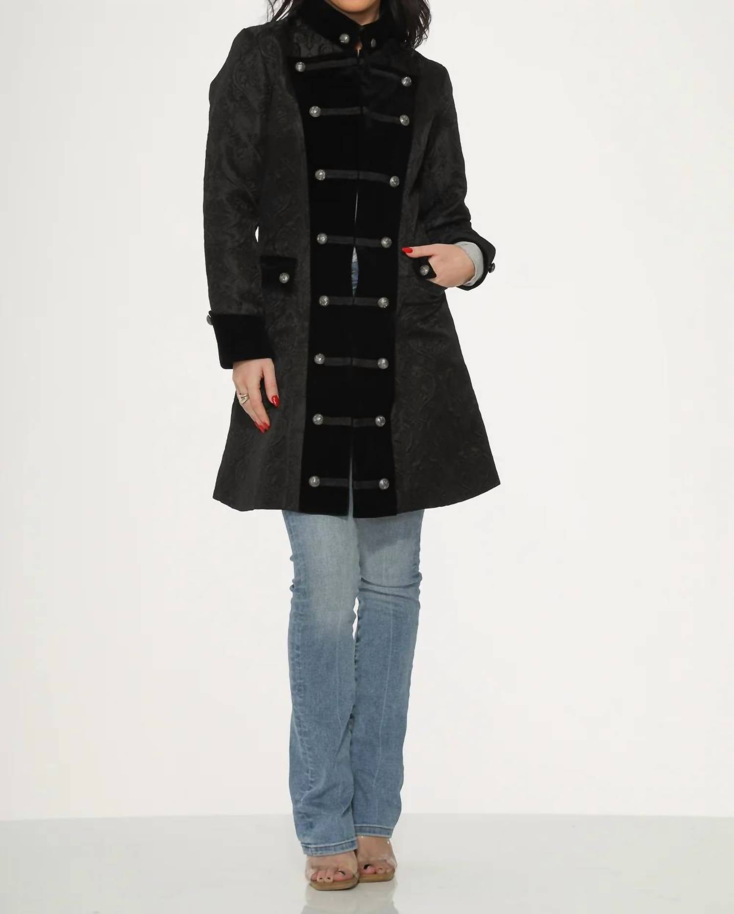 Orchid Bloom - Pirate Long Coat