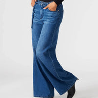 STEVE MADDEN Serenity Wide Leg Jeans - women's pants - alternate view