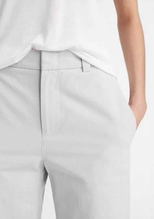 Vince - Low Rise Washed Cotton Crop Pants