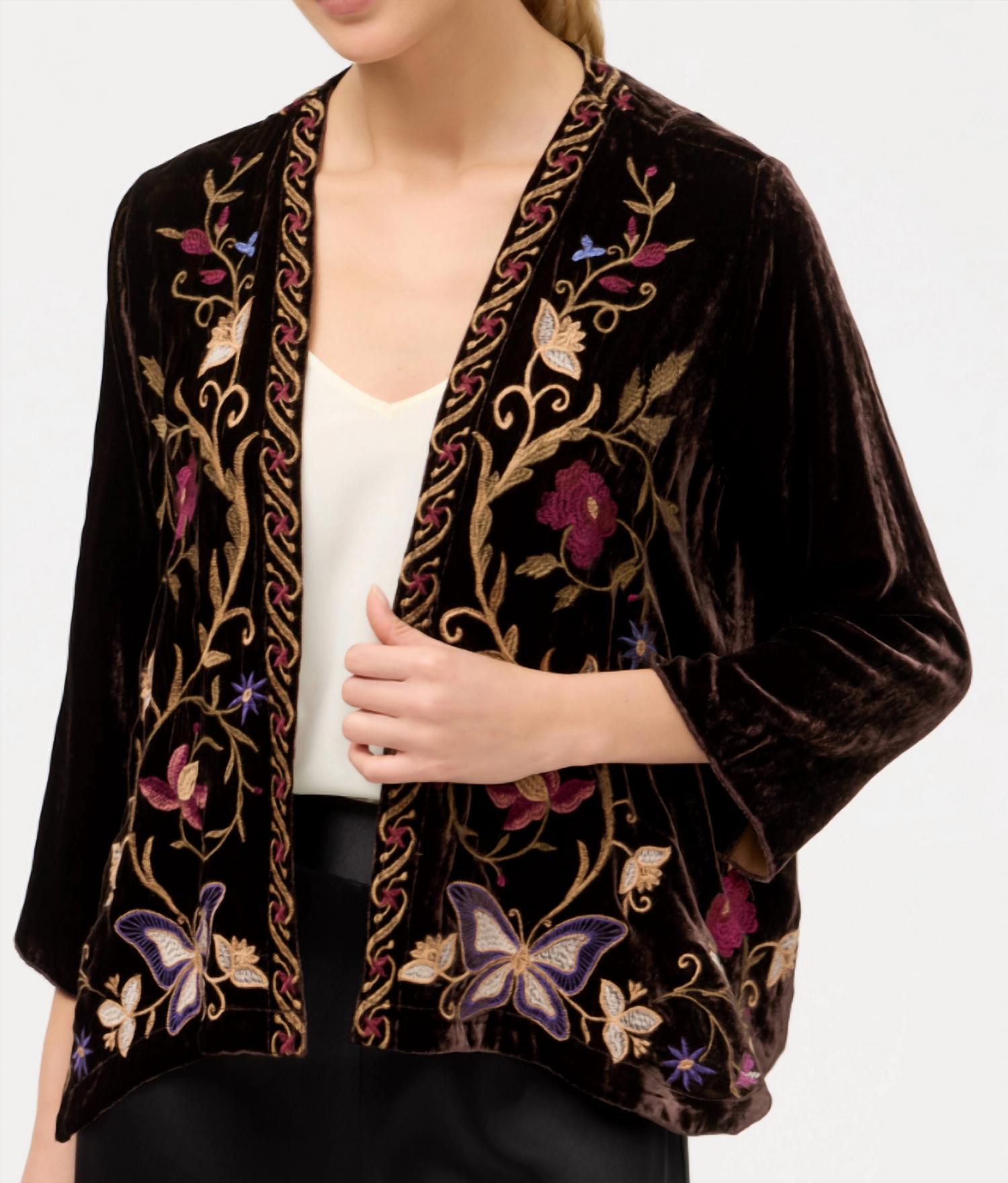 Johnny Was - Velvet Bolero Carmina Top