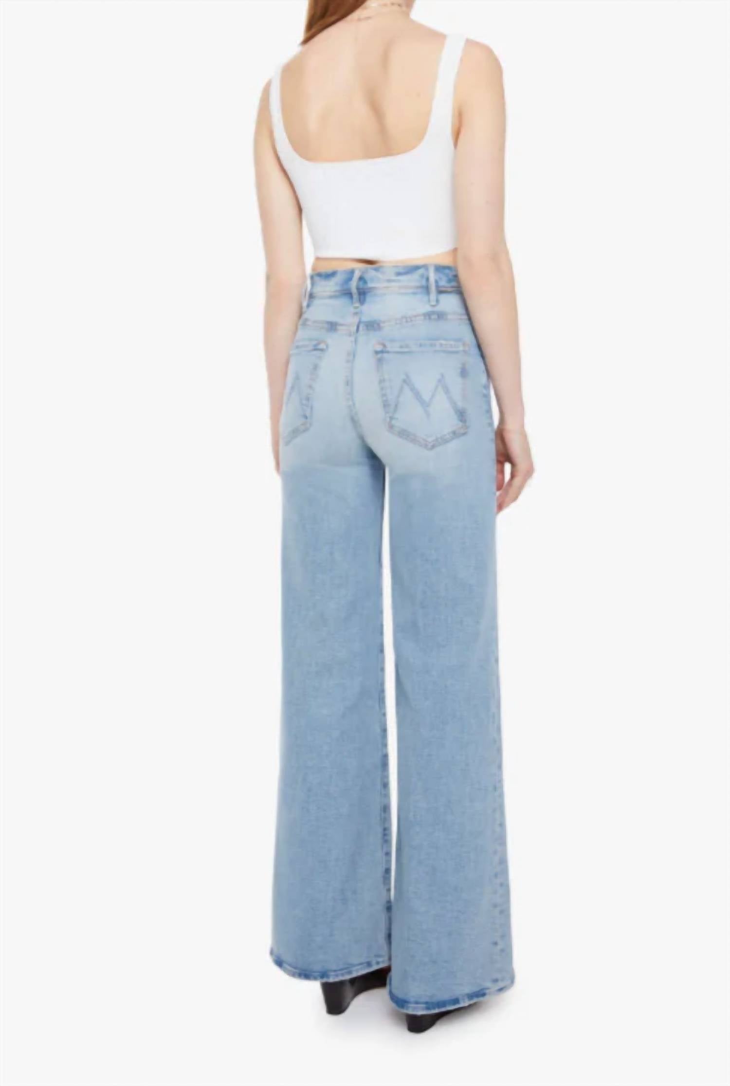 Mother - Hustler Roller Sneak Wide Leg Jeans