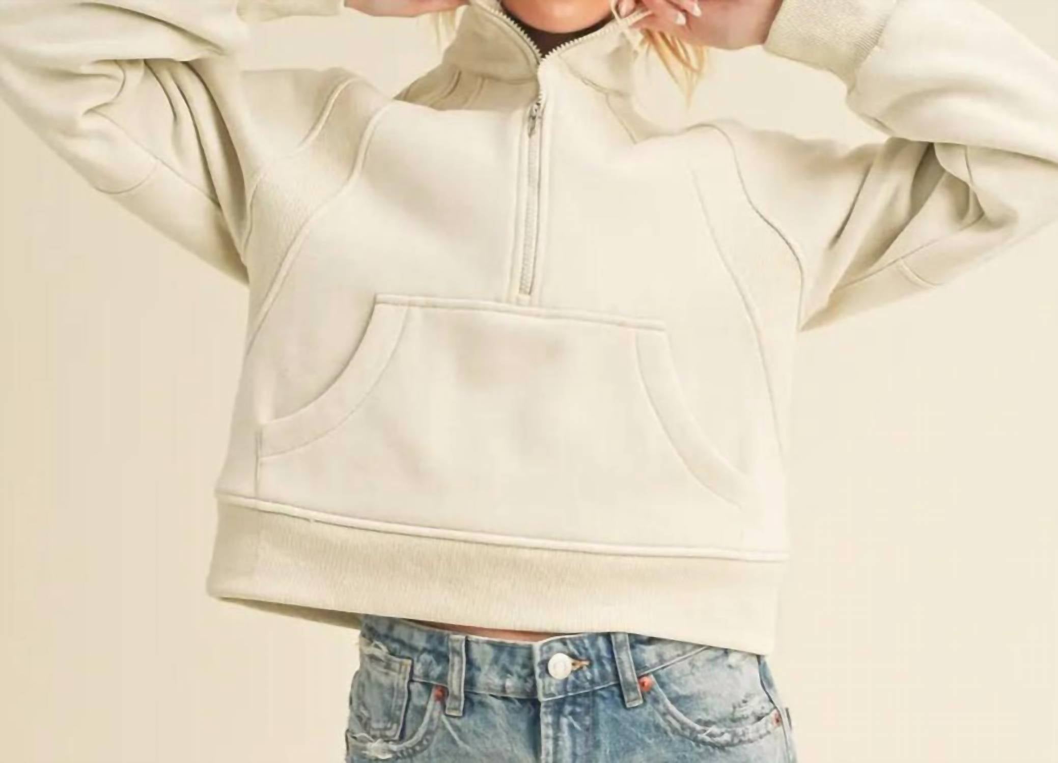 Aemi + Co - Dove Funnel Neck Sweater