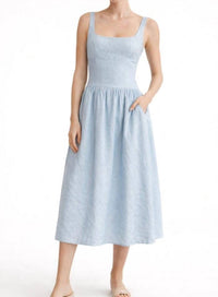 Reset By Jane - Linen Low Back Dress