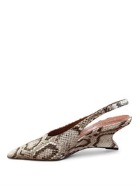 Paris Texas - Women's Nina Slingback Leather Wedge Heel