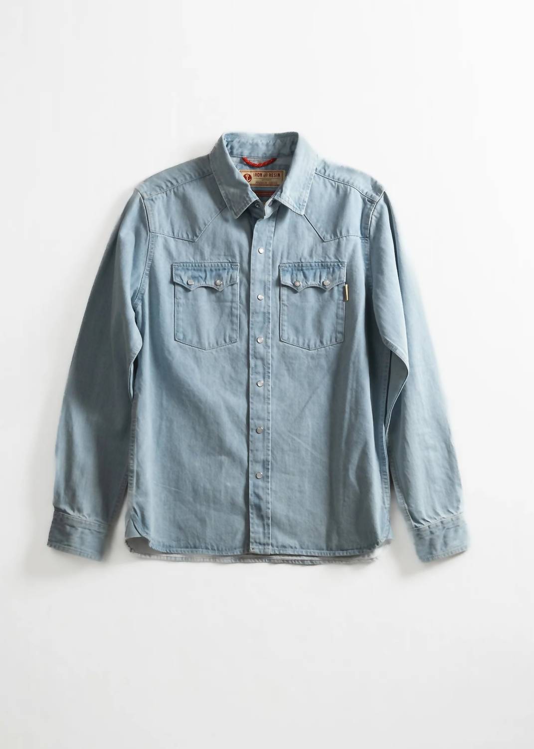 Iron & Resin Men's Turner Long Sleeve Shirt in bleach - men's long sleeve top