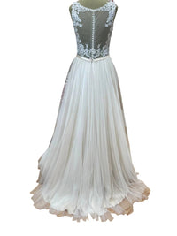 Moonlight - Women's Sleeveless Wedding Dress