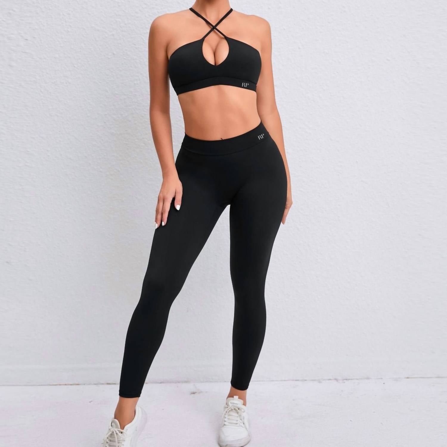 Rockstar Peach - Pull On V Back Leggings