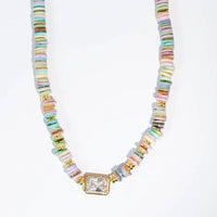 Treasure Jewels - Women's Dream Pop Gemstone Necklace