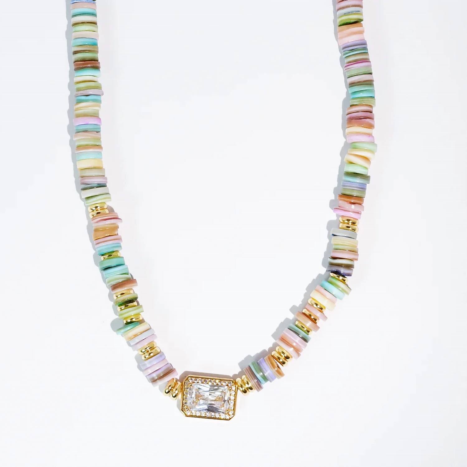 Treasure Jewels - Women's Dream Pop Gemstone Necklace