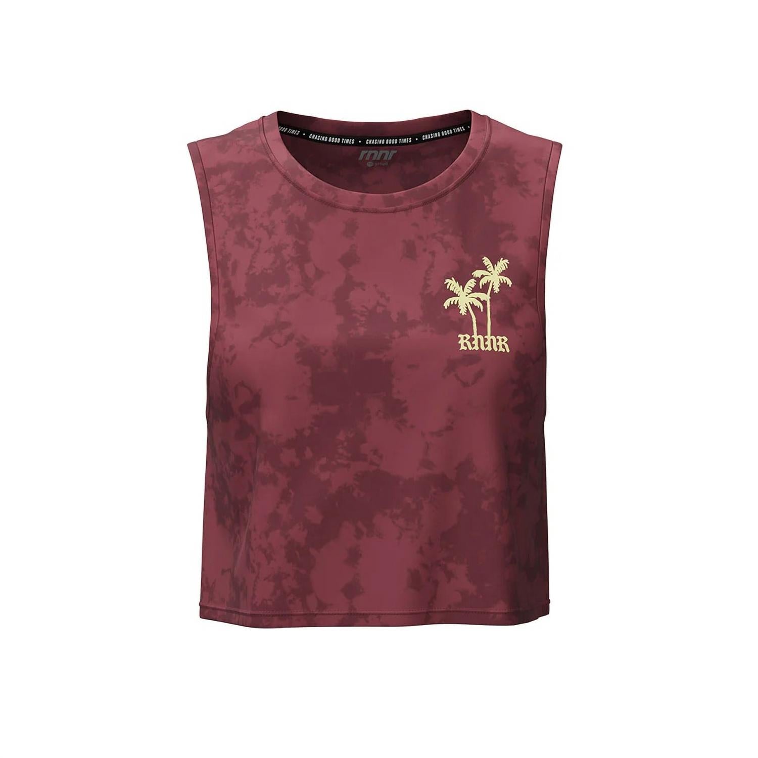 rnnr Muscle Tank in ruby wine - women's tank top - view 4