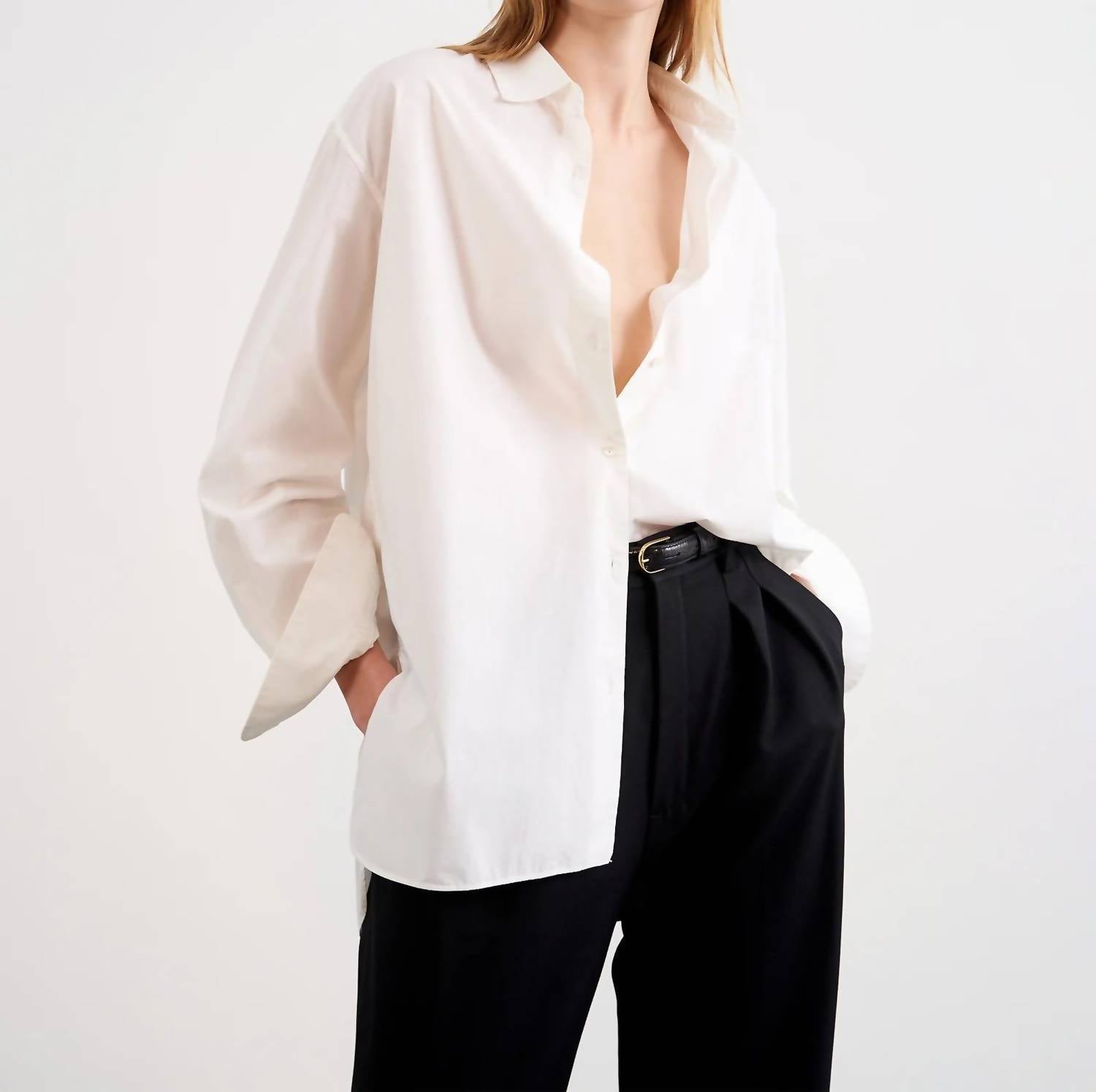 Nili Lotan - Yorke Oversized Button Shirt