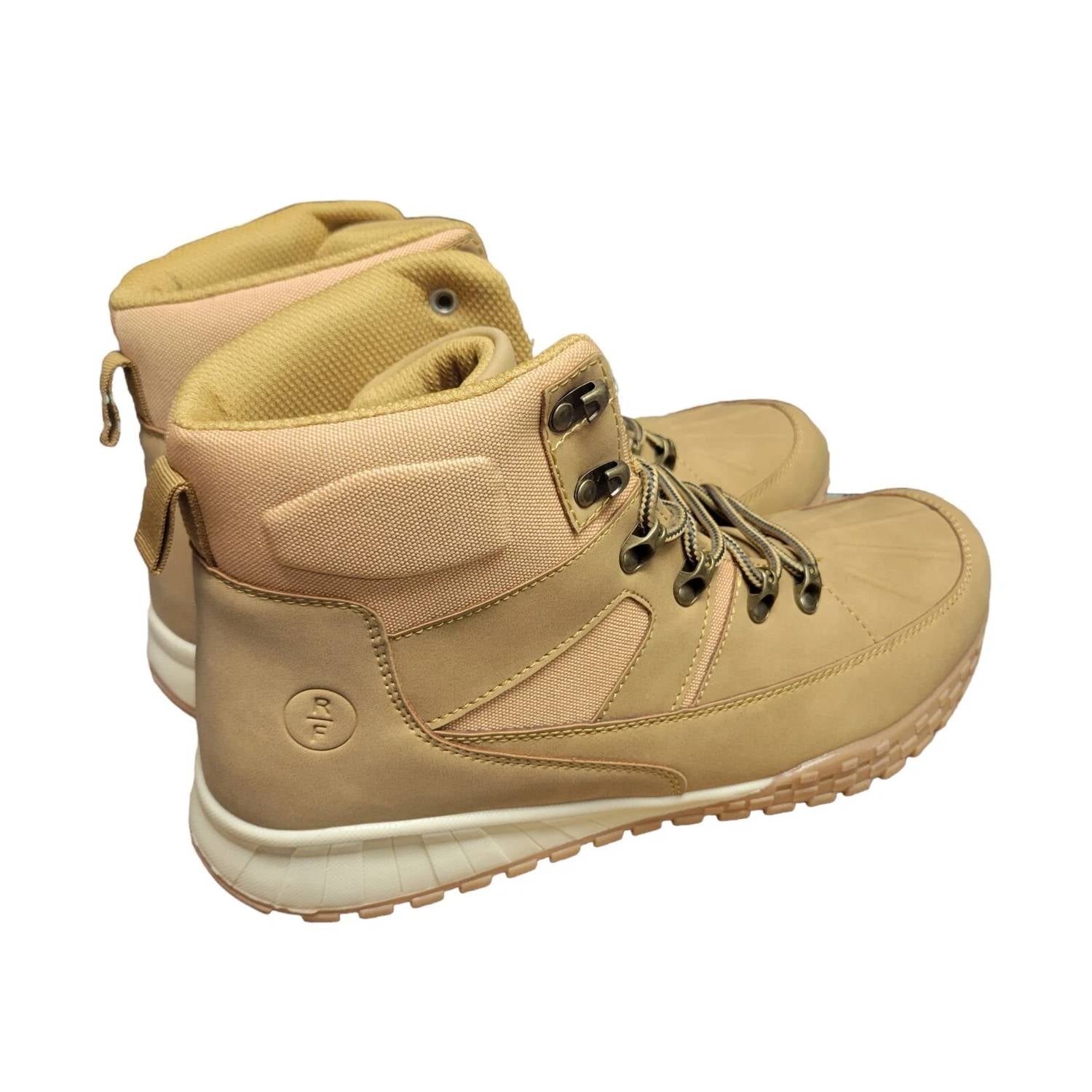 Reserved Footwear New York - Men's Faux Leather Lace-up Boot