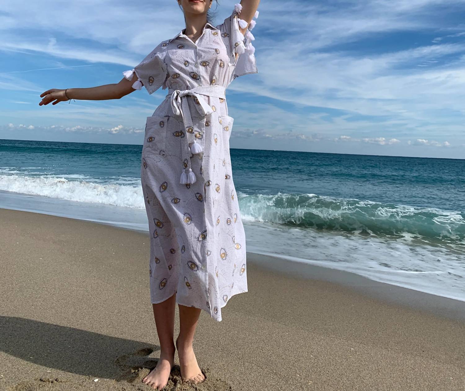 Pick Happy - Women's Half Sleeve Kimono