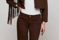 L'Agence - Koda Crop Fringe Jacket