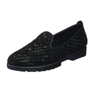 The FLEXX Women's Smokin Hot Loafer in gunmetal black - women's flats