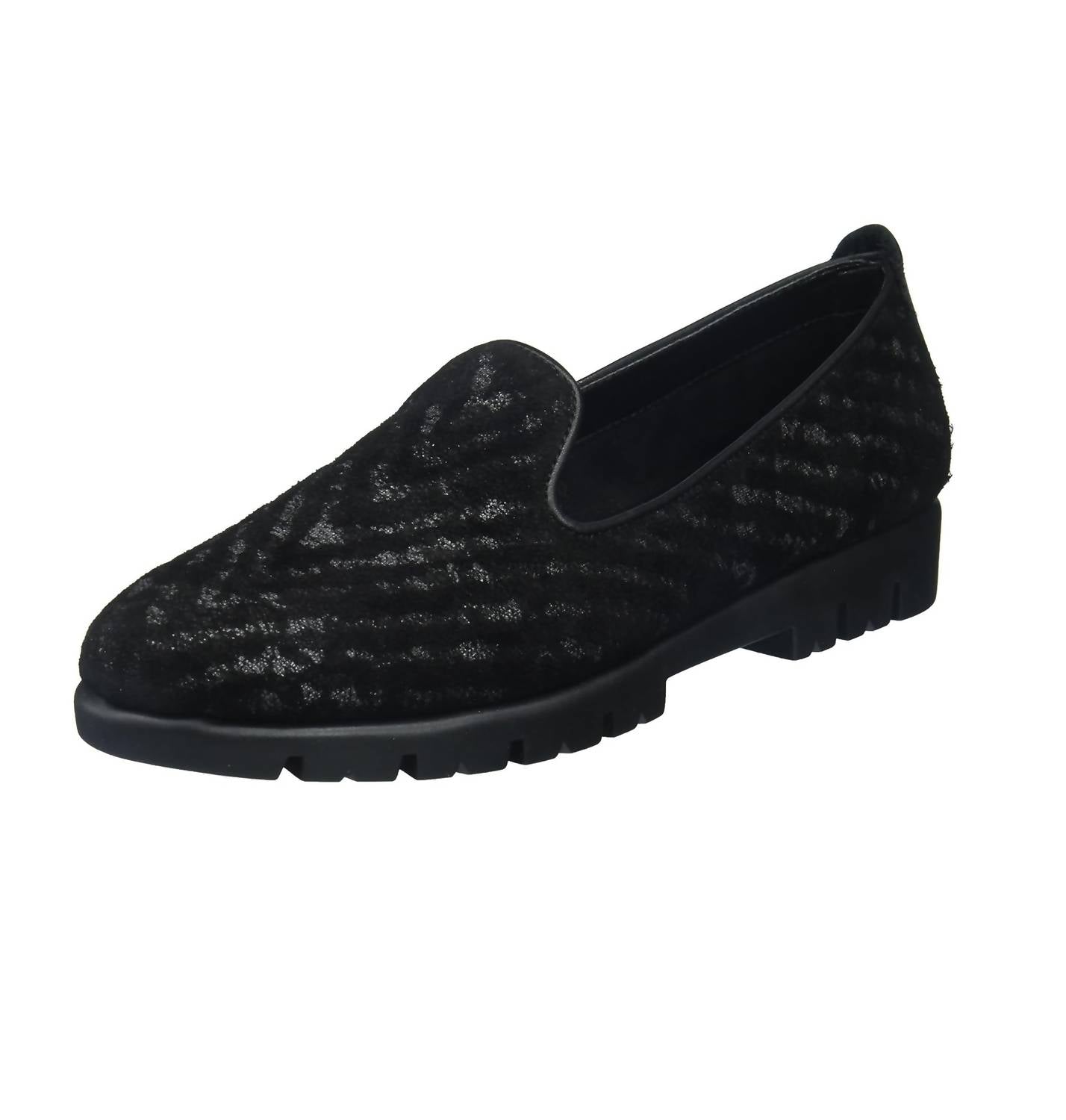The FLEXX Women's Smokin Hot Loafer in gunmetal black - women's flats