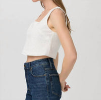 Paige - Women's Aelita Eyelet Cropped Tank Top