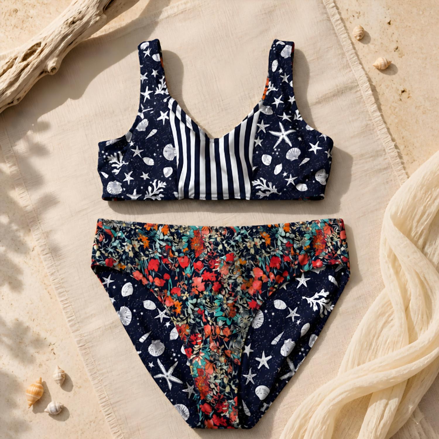 Tribal - REVERSE IT BRALETTE SWIM TOP