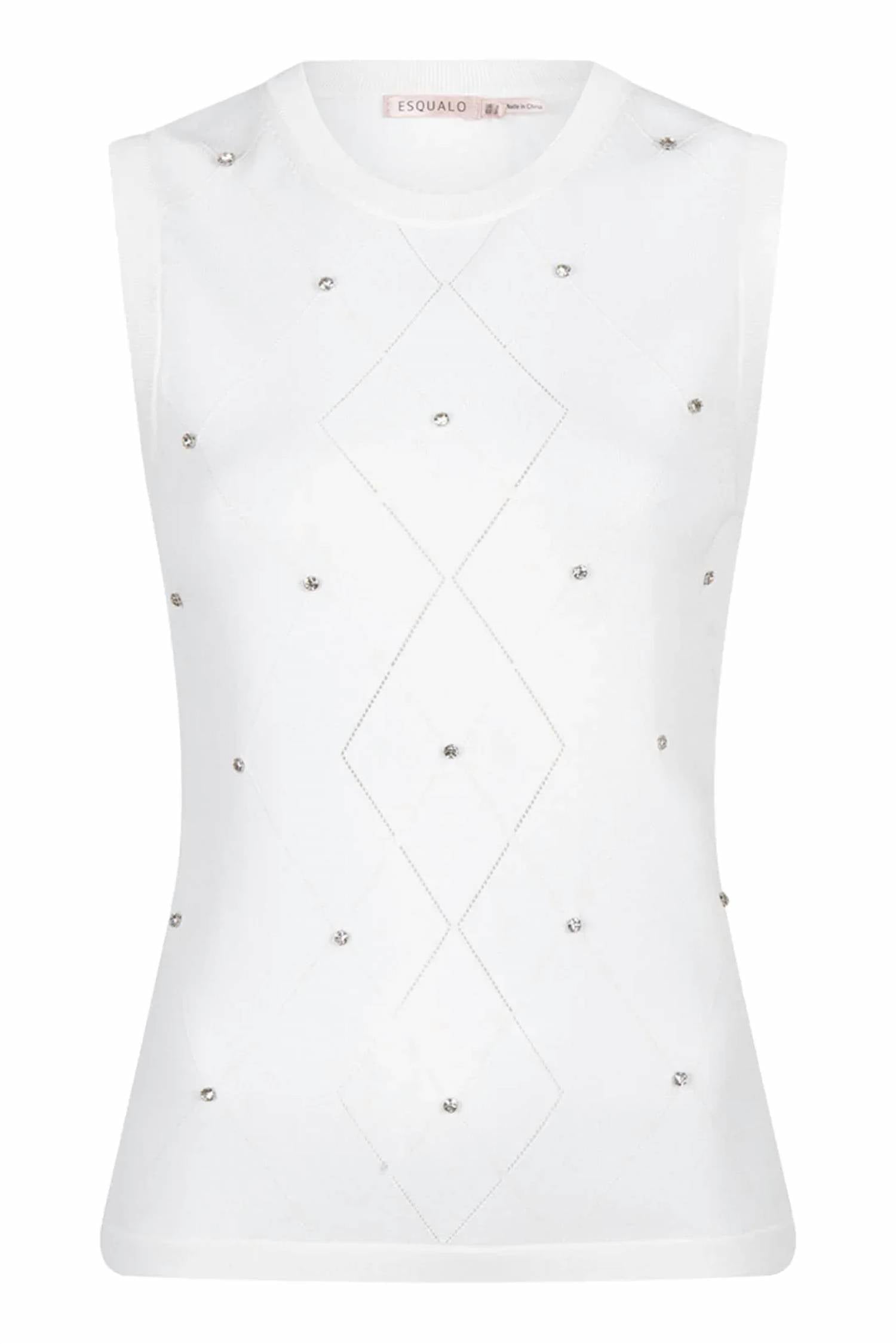 Esqualo - Women's Salli Sleeveless Knit Sweater