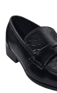 Isaac Mizrahi Live! - Women's Embossed Leather Penny Loafer