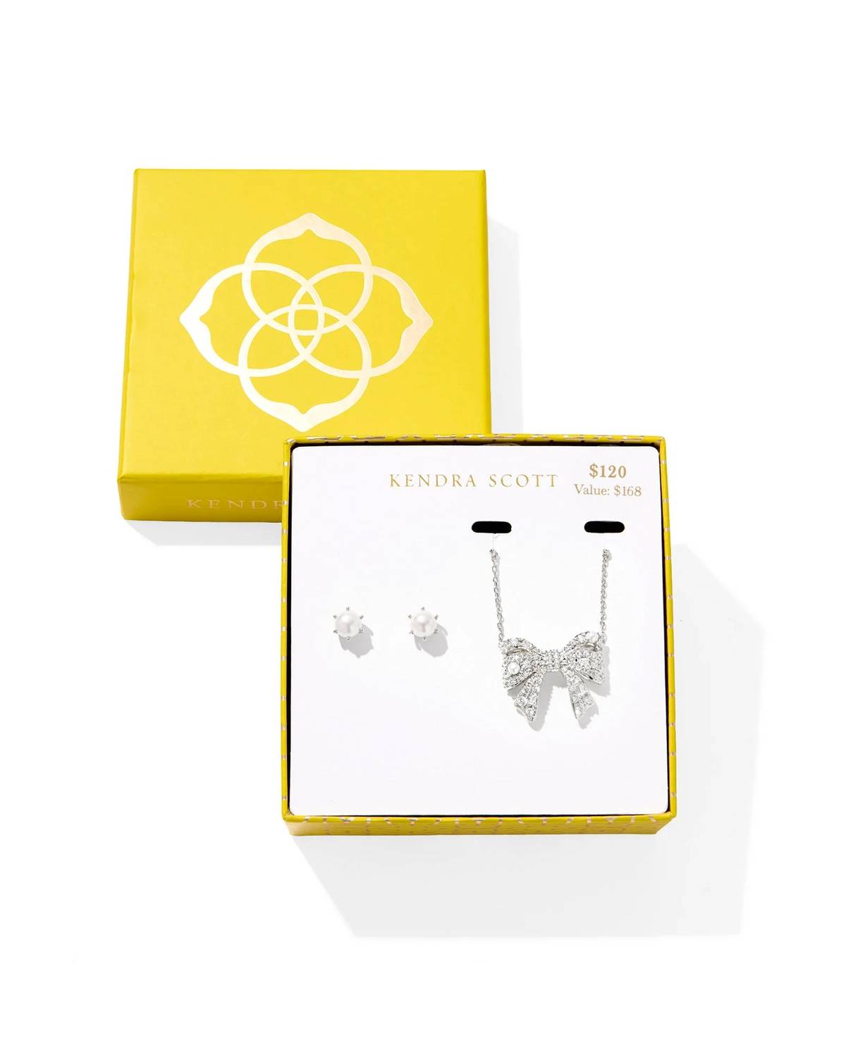 Kendra Scott - Women's Krista Bow Necklace And Ashton Gift Set