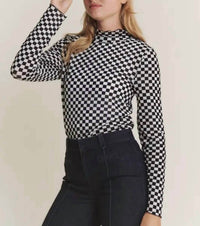 Jade By Jane - Lillian Checkered Top