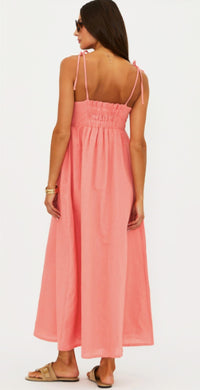 Beach Riot Valory Maxi Dress in coral sea - women's dress - alternate view